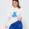 Lh Babe LOCAL HEROES | T-Shirt Snake Bialy