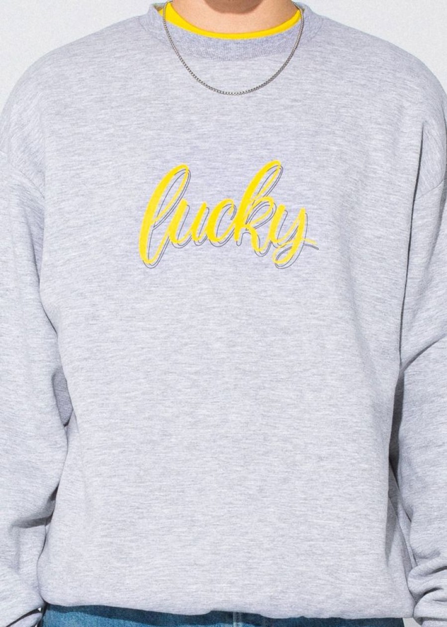 Lh Babe LOCAL HEROES | Bluza Lucky Szara Szary