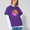 Lh Babe LOCAL HEROES | T-Shirt Yin Yang Fioletowy